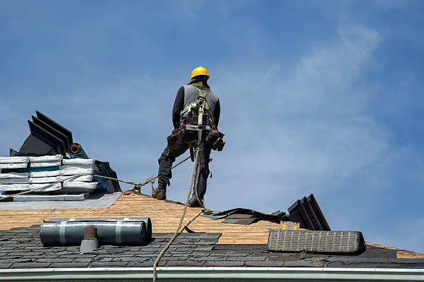 Professional Roofing technician working in Bangall, NY